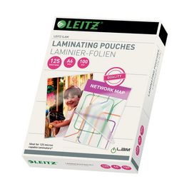 LEITZ Pochette de plastification, A4, brillant, 350 microns