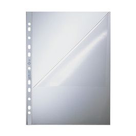 LEITZ Pochette perforée, A4, en PP, grainé, 0,12 mm,