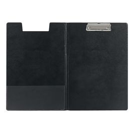 LEITZ Porte-bloc à pince avec rabat, A4, couverture PP, noir