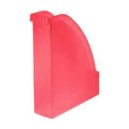 LEITZ Porte-revue Plus, A4, polystyrène, rouge translucide