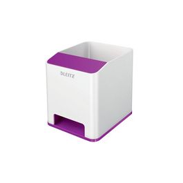 LEITZ Pot à crayons Sound WOW Duo Colour, violet