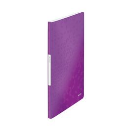 LEITZ Protège-documents WOW, A4, PP, 20 pochettes, violet