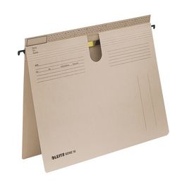 LEITZ SERIE 18 Hängehefter, Manilakarton 250 g/qm, grau x50