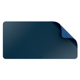 LEITZ Sous-main, 800 x 400 mm, en PVC, bleu nuit
