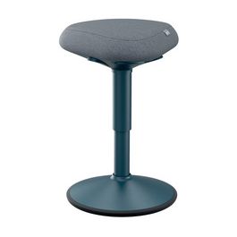 LEITZ Tabouret "assis" Ergo actif, assise confort,gris foncé