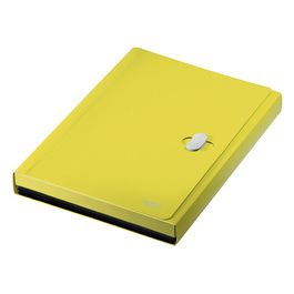 LEITZ Trieur ménager Recycle, A4, PP, 6 compartiments, jaune