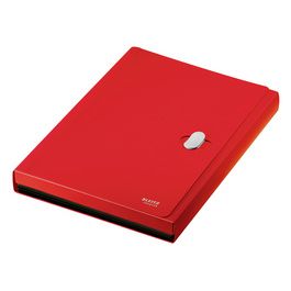 LEITZ Trieur ménager Recycle, A4, PP, 6 compartiments, rouge