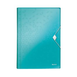 LEITZ Trieur ménager WOW, A4, PP, 6 compartiments, menthe