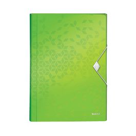 LEITZ Trieur ménager WOW, A4, PP, 6 compartiments, vert