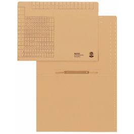 LEITZ chemise de rangement avec pli mobile, A4, natron x50