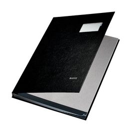 LEITZ parapheur, revêtement en PP, 20 compartiments, noir