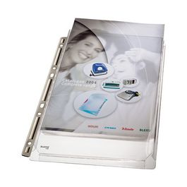 LEITZ pochette perforée Maxi, A4, PVC, 0,17 mm, granuleux