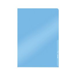 LEITZ pochette transparente Premium, format A4, PVC, bleu,