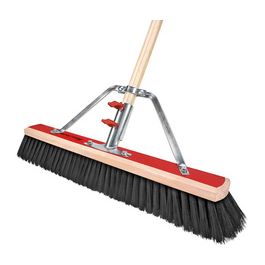 LEO MAIER Balai de salle avec manche "Bulldozer", 500 mm