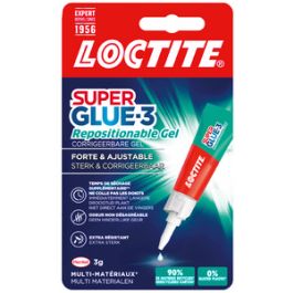 LOCTITE Colle universelle SUPER GLUE-3 repositionnable Gel