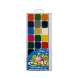 Läufer Boîte de pastilles de peinture, 24 couleurs
