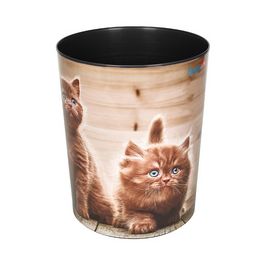 Läufer Corbeille à papier "chats fouineurs"