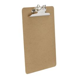 Läufer Porte-bloc à pince, panneau de fibres, A4, brun