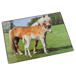 Läufer Sous-main cheval et poulain, 400 x 530 mm