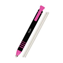 Läufer Stylo-gomme en plastique, 2 gommes de rechange, rose
