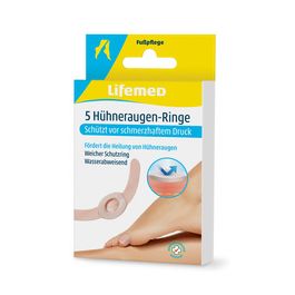 Lifemed Anneaux anti-cors, transparent, paquet de 5