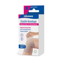 Lifemed Bandage élastique, couleur chair, 100 mm x 3,0 m