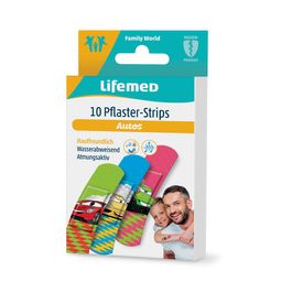 Lifemed Pansement pour enfants "Voitures", paquet de 10