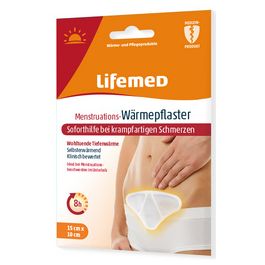 Lifemed Patch chauffant pour règles douloureuses, blanc