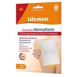 Lifemed Patch chauffant, 190 x 130 mm, blanc