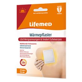 Lifemed Patch chauffant, 95 x 130 mm, blanc