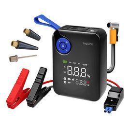 LogiLink Booster de démarrage 4-in-1, 7.200 mAh, noir