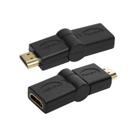 LogiLink Adaptateur HDMI femelle - HDMI mâle, inclinable