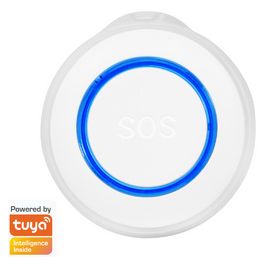 LogiLink Alarme SOS Smart Wi-Fi, blanc/bleu