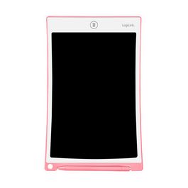 LogiLink Ardoise LCD pour enfants, 10 pouces, rose