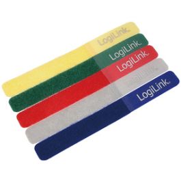 LogiLink Attache-câbles auto-agrippant, 180x20 mm,