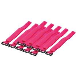 LogiLink Attache-câbles auto-agrippante, 500 x 20 mm, rose