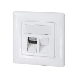 LogiLink Boîtier d'encastrement pour module keystone, blanc
