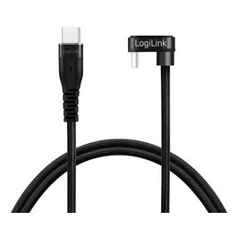 LogiLink Câble USB 2.0, USB-C mâle - USB-C mâle, 3,0 m, noir