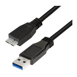 LogiLink Câble USB 3.0, USB A - micro USB B mâle, 1 m