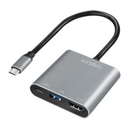 LogiLink Câble adaptateur USB 3.2 Gen 1, gris/noir