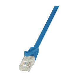 LogiLink Câble patch EconLine, Cat. 6, U/UTP, 0,25 m, bleu