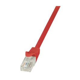 LogiLink Câble patch EconLine, Cat. 6, U/UTP, 0,25 m, rouge