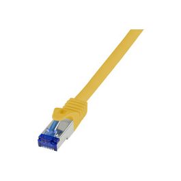 LogiLink Câble patch Ultraflex, Cat.6A, S/FTP, 15 m, jaune