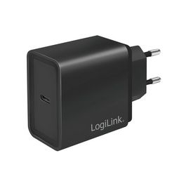 LogiLink Chargeur secteur USB, 1x USB-C PD, 18 watt, noir