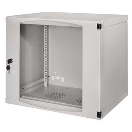 LogiLink Coffret mural 19", 1 pièce, 6 U, gris clair