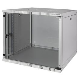 LogiLink Coffret mural 19", démonté, 12 U, gris clair