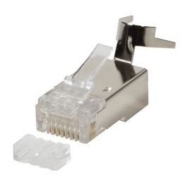 LogiLink Connecteur RJ45 mâle, Cat. 6A / Cat. 8.1A, blindé