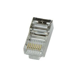 LogiLink Connecteur mâle RJ45 pour câble rond, Cat.5e,