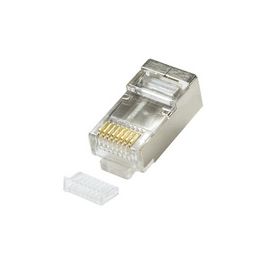 LogiLink Connecteur mâle RJ45 pour câble rond, Cat.5e,