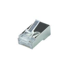 LogiLink Connecteur modulaire RJ45 Cat.6A, blindé, argent